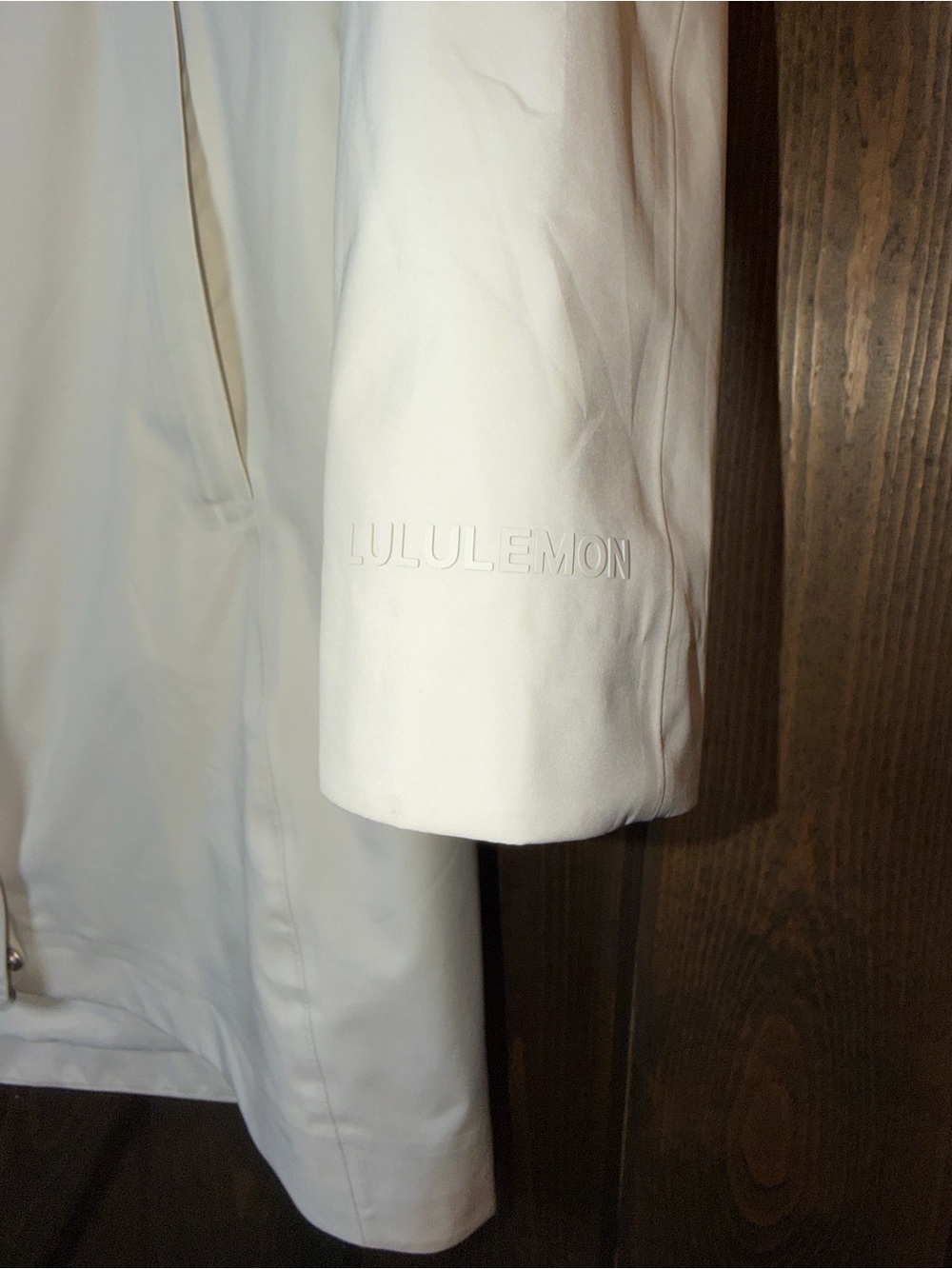 Lululemon Rain Rebel Parka Hooded Waterproof Long Coat Minimalist Athleisure 6 - Picture 2 of 11